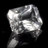 Radiant Cut Lab Created White Sapphire Loose Stone