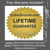 free lifetime warranty cubic zirconia stones and jewelry
